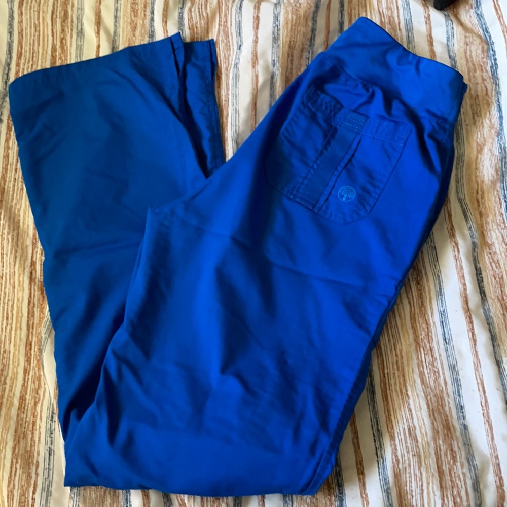 Blue scrub bottoms